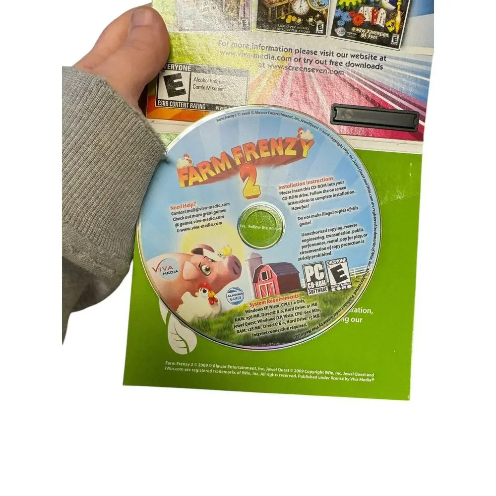 Farm Frenzy 2/Back To The Barnyard Game Farm Animals Video Game PC